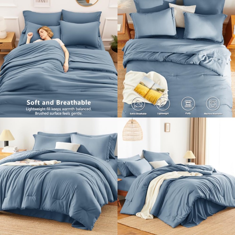 Luxury Bags - Size Comforter Sets - 7 Pieces