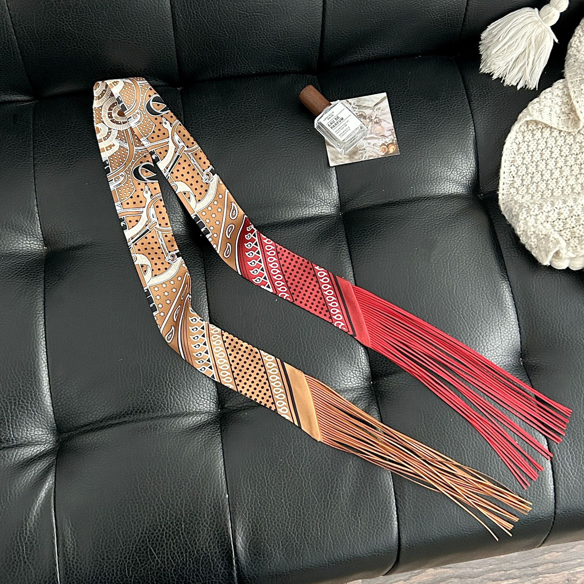 Luxury Tassel Skinny Scarf for - Luxury Bags Online 리뷰 및 가격
