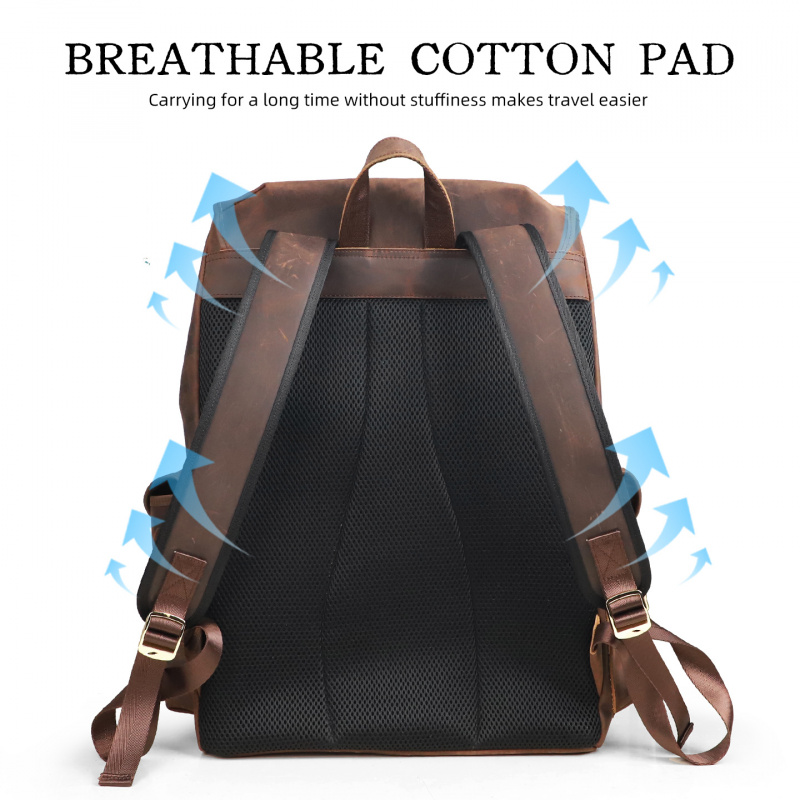 New Arrivals Leather Backpack  - Luxury Bags Laptop 리뷰 및 가격