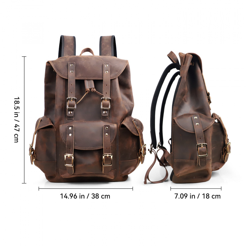 New Arrivals Leather Backpack  - Luxury Bags Laptop 리뷰 및 가격