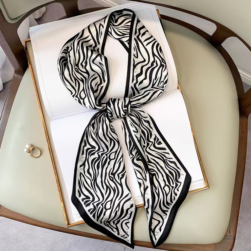Luxury Zebra Print Silk Square - Luxury Bags For Summer 리뷰 및 가격