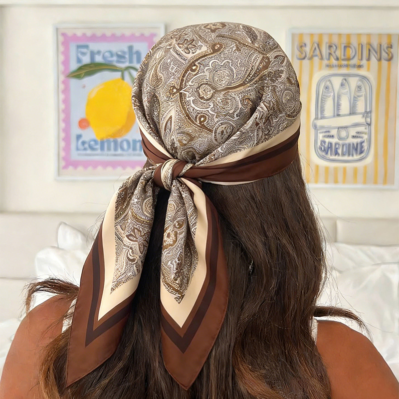 Luxury Women Silk Square Scarf - Luxury Bags Online 리뷰 및 가격