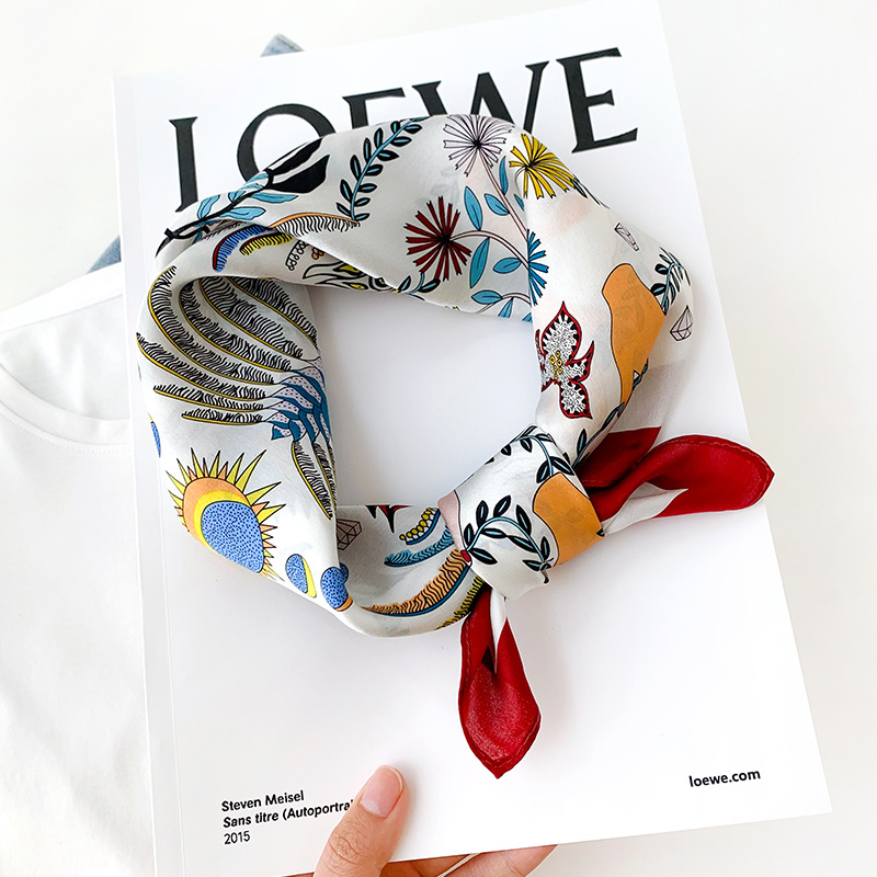 Women 70*70cm Square Silk Scar - Luxury Bags For Summer 리뷰 및 가격