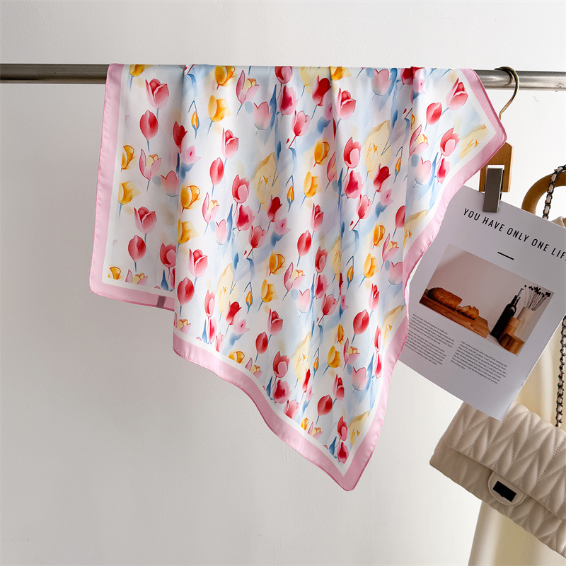 Luxury Printed Square Scarves  - Luxury Bags For Summer 리뷰 및 가격
